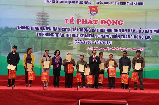 Phát động Tết trồng cây, Tháng Thanh niên và phong trào thi đua Kỷ niệm 50 Chiến thắng Đồng Lộc - ảnh 4