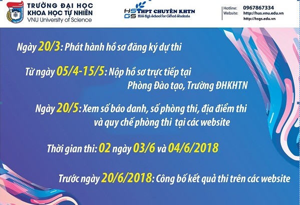 Nóng, điều kiện thi vào 10 tại Trường THPT Chuyên KHTN - ảnh 1