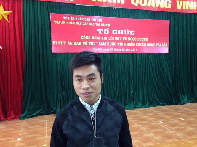 Xin lỗi nam thanh niên Hà Nội bị kết án oan vì chứng cứ giả - ảnh 1