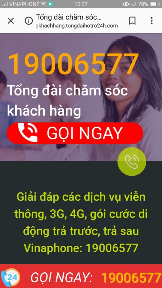 website chăm sóc khách hàng lừa đảo - ảnh 2