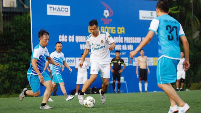 Tiền Phong gặp Quân đội nhân dân ở tứ kết Press Cup 2017 - ảnh 6