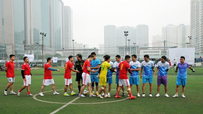 Báo Tiền Phong tham dự Giải bóng đá TEXO Cup mở rộng 2017 - ảnh 1