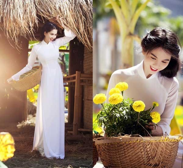 Mỹ nhân Việt dịu dàng trong tà áo dài - ảnh 8
