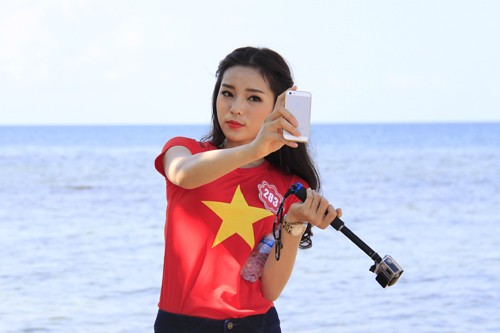 Thí sinh hoa hậu nhí nhảnh selfie - ảnh 10