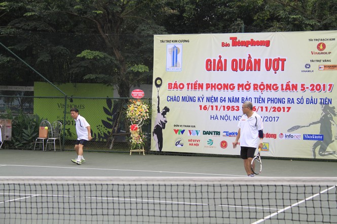 Sôi động giải tenis chào mừng 64 năm báo Tiền Phong ra số đầu tiên - ảnh 3