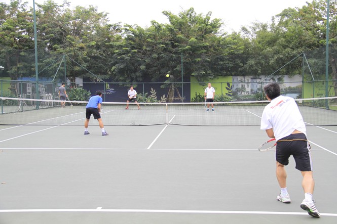 Sôi động giải tenis chào mừng 64 năm báo Tiền Phong ra số đầu tiên - ảnh 4