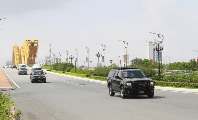 Siêu xe Tổng thống Nga, Mỹ cùng qua cầu Rồng Đà Nẵng - ảnh 12
