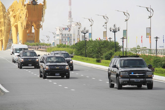 Siêu xe Tổng thống Nga, Mỹ cùng qua cầu Rồng Đà Nẵng - ảnh 15