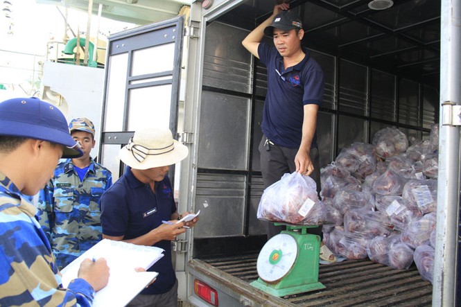 Đà Lạt gửi tặng Trường Sa 40 tấn rau, củ quả - ảnh 5