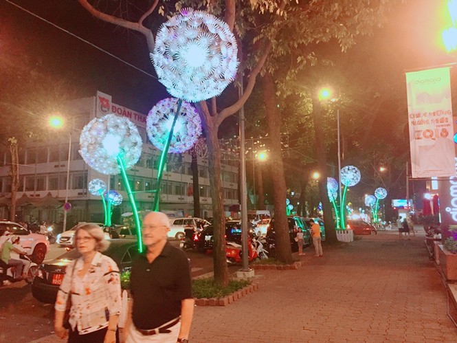 Người dân TPHCM nô nức xuống đường đón chào năm mới - ảnh 4