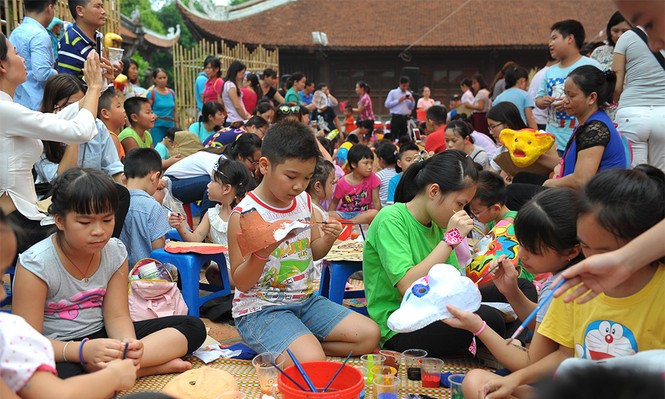 Ngàn em nhỏ say sưa với Lễ hội mặt nạ ở Văn Miếu - ảnh 3