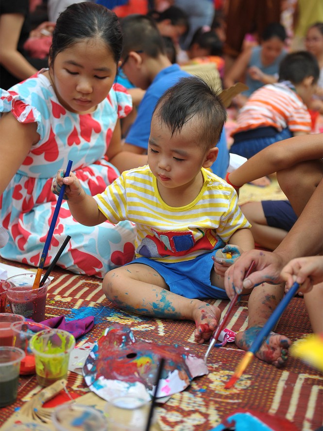 Ngàn em nhỏ say sưa với Lễ hội mặt nạ ở Văn Miếu - ảnh 11