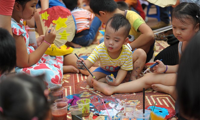Ngàn em nhỏ say sưa với Lễ hội mặt nạ ở Văn Miếu - ảnh 10
