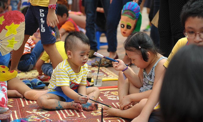 Ngàn em nhỏ say sưa với Lễ hội mặt nạ ở Văn Miếu - ảnh 12
