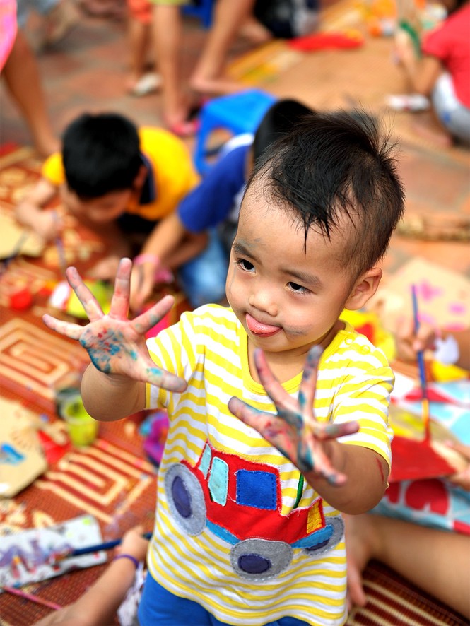 Ngàn em nhỏ say sưa với Lễ hội mặt nạ ở Văn Miếu - ảnh 13