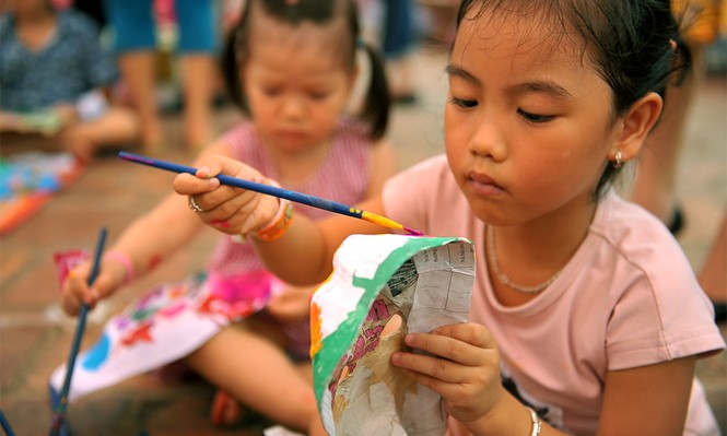 Ngàn em nhỏ say sưa với Lễ hội mặt nạ ở Văn Miếu - ảnh 6