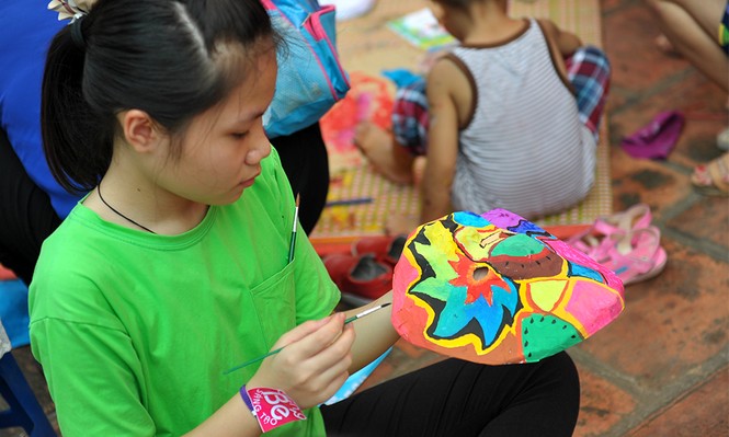 Ngàn em nhỏ say sưa với Lễ hội mặt nạ ở Văn Miếu - ảnh 7