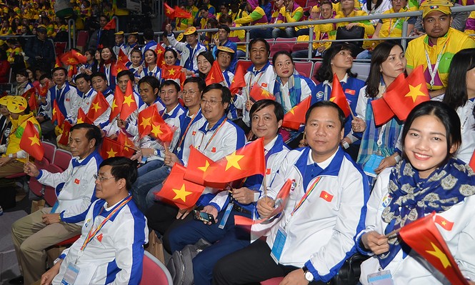 Rực rỡ sắc màu khai mạc Festival thanh niên, sinh viên thế giới 19 - ảnh 11
