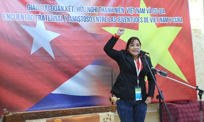 Nồng ấm đêm giao lưu Việt Nam - Cu Ba tại Festival thanh niên, sinh viên thế giới - ảnh 3