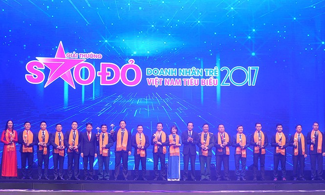 Trao giải thưởng Sao Đỏ - 100 Doanh nhân trẻ tiêu biểu 2017 - ảnh 5