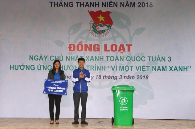 T.Ư Đoàn tổ chức điểm Ngày chủ nhật xanh tuần 3 - ảnh 1