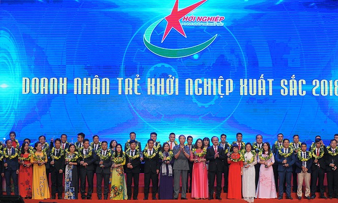 Toàn cảnh vinh danh 68 doanh nhân trẻ khởi nghiệp xuất sắc 2018 - ảnh 4