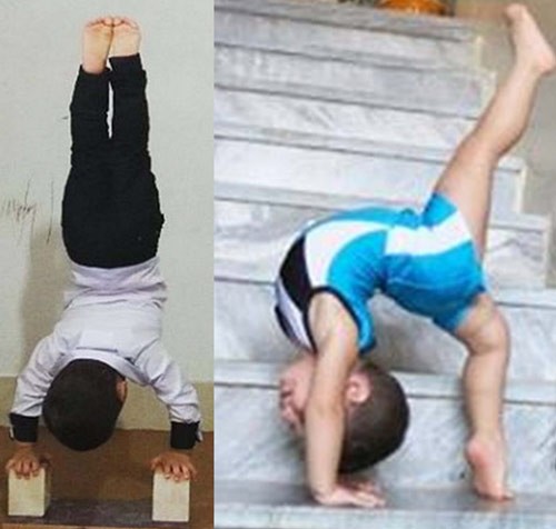 Tròn mắt xem bé 2 tuổi uốn dẻo như 'siêu nhân' - ảnh 13