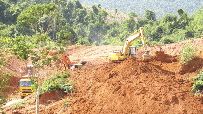 Ào ạt xẻ rừng đào cao lanh - ảnh 1