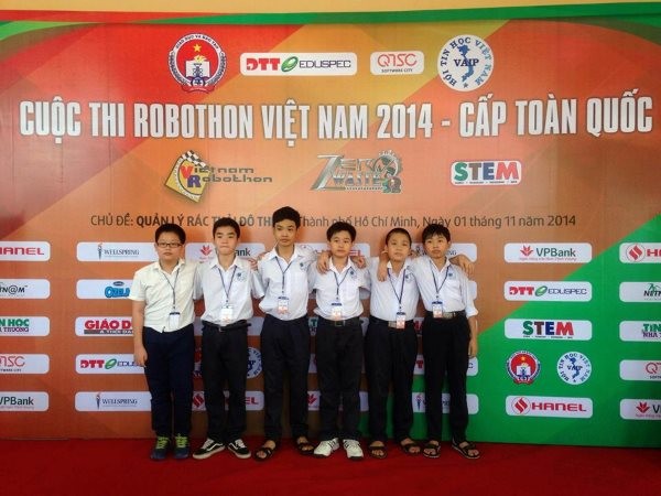 Trường Nguyễn Tất Thành giành giải nhất Robothon toàn quốc - ảnh 1