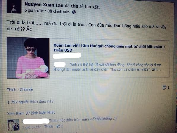 Siêu mẫu Xuân Lan tung tin 'có con với David Bekham' - ảnh 2