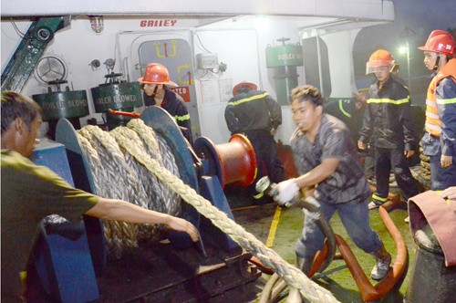 Cháy tàu quốc tịch Indonesia ở Hải Phòng - ảnh 1
