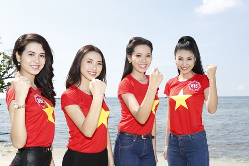 Thí sinh Hoa hậu xinh tươi, chụp ảnh trên bãi biển - ảnh 8