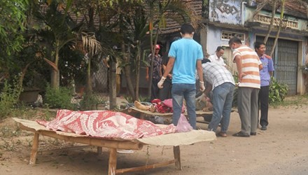 Tài xế xe tải đâm chết hai mẹ con lúc rạng sáng bị bắt - ảnh 1