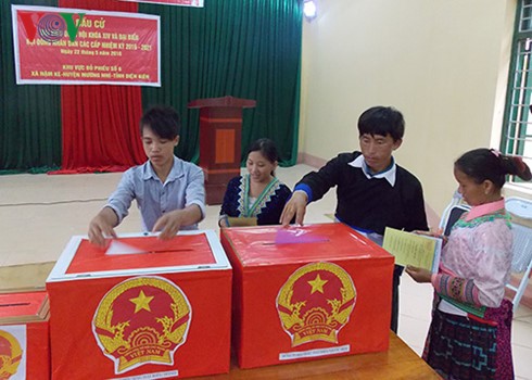 Cả nước đã có gần 96% cử tri đi bầu cử - ảnh 10