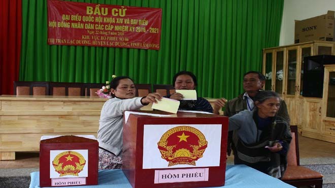Cả nước đã có gần 96% cử tri đi bầu cử - ảnh 8