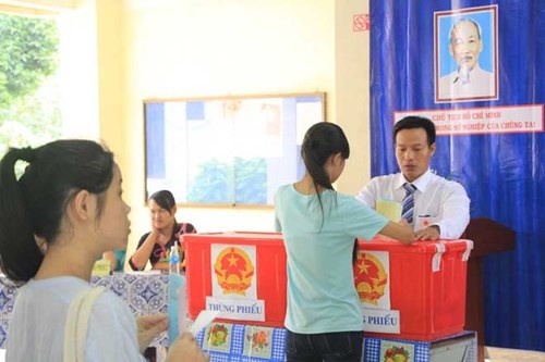 Cả nước đã có gần 96% cử tri đi bầu cử - ảnh 13