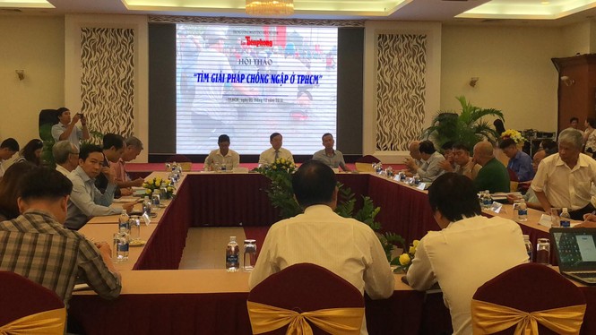 Chuyên gia: Chống ngập là 'dắt mưa ra ngoài và ngăn triều lũ tiến vào' - ảnh 13