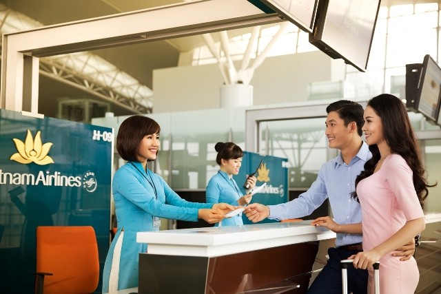 Vietnam Airlines hoàn thiện dịch vụ 4 sao cả dưới đất và trên không - ảnh 1