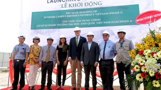 Đẩy nhanh tiến độ xây dựng ĐH quốc tế British University Vietnam - ảnh 1