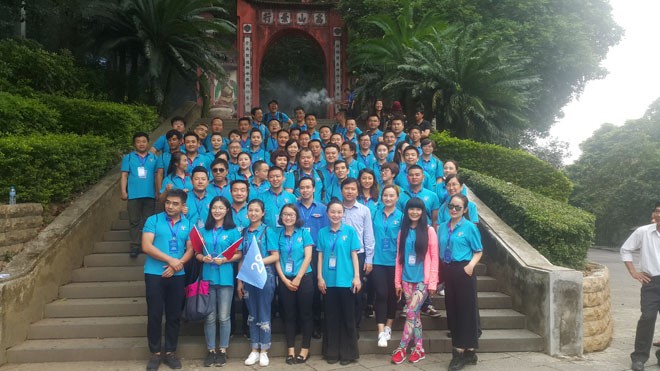 Đoàn đại biểu Thanh niên Trung Quốc thắp hương Đền Hùng - ảnh 3
