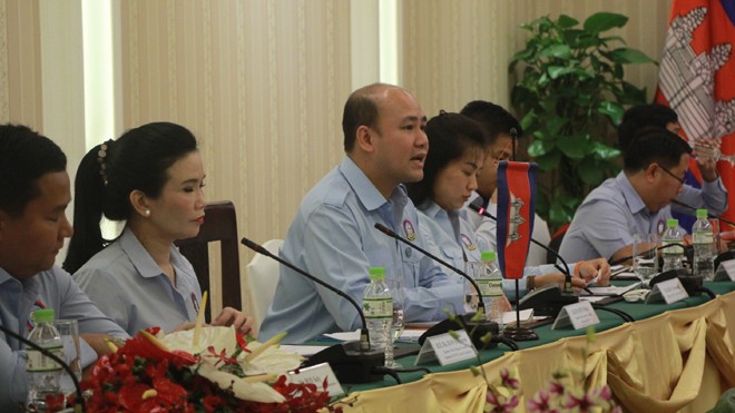 Hội đàm cấp cao Hội Liên hiệp Thanh niên Việt Nam - Campuchia 2017 - ảnh 1