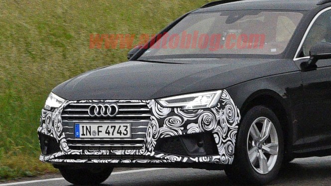 Audi A4 2019 rò rỉ những hình ảnh trên đường chạy thử - ảnh 3