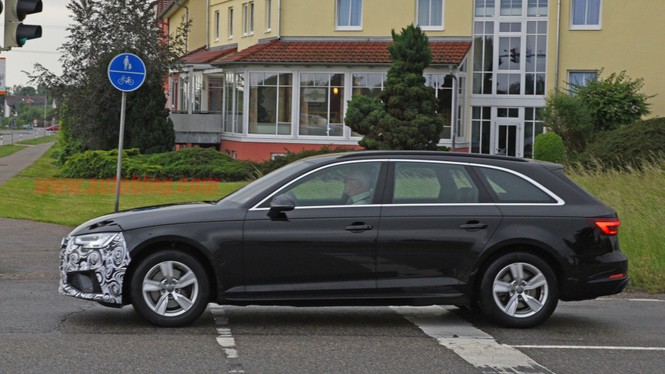 Audi A4 2019 rò rỉ những hình ảnh trên đường chạy thử - ảnh 5