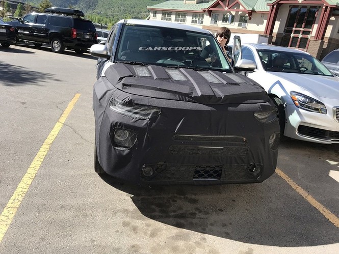 KIA Soul 2019 lộ ảnh chạy thử trên đường phố - ảnh 1