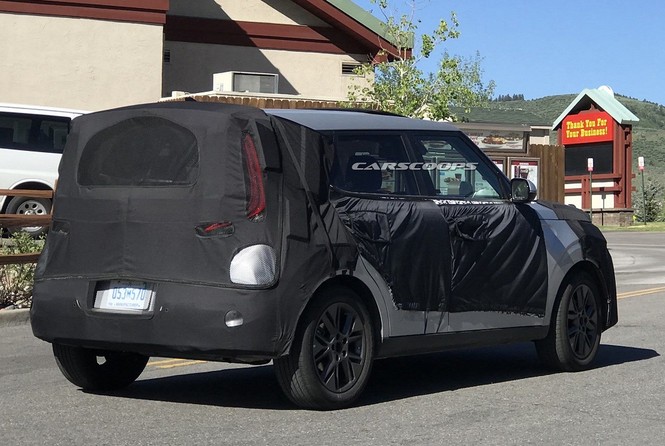 KIA Soul 2019 lộ ảnh chạy thử trên đường phố - ảnh 2