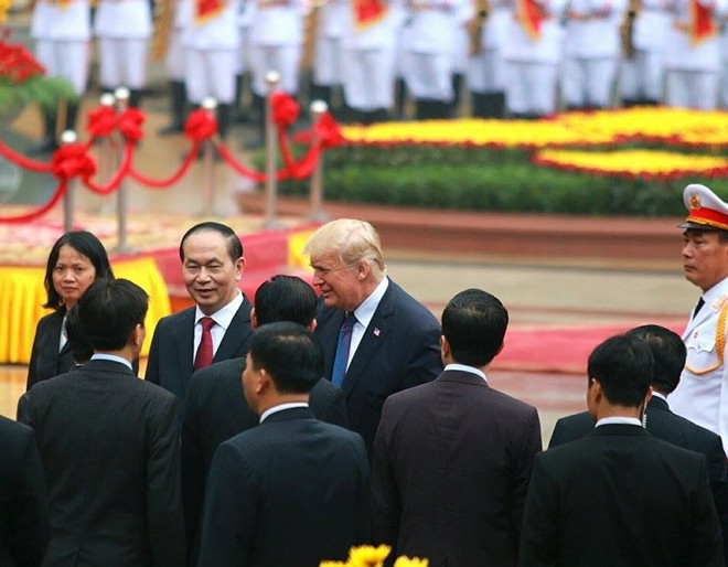 Một số hình ảnh Chủ tịch nước Trần Đại Quang và các lãnh đạo thế giới - ảnh 4