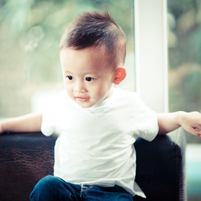 Phan Thị Lý khoe quý tử dễ thương như hotboy - ảnh 8