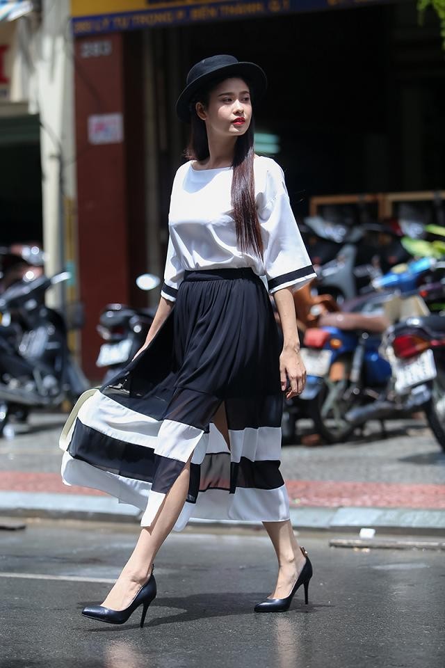 Trương Quỳnh Anh hóa quý cô sành điệu trên phố - ảnh 5