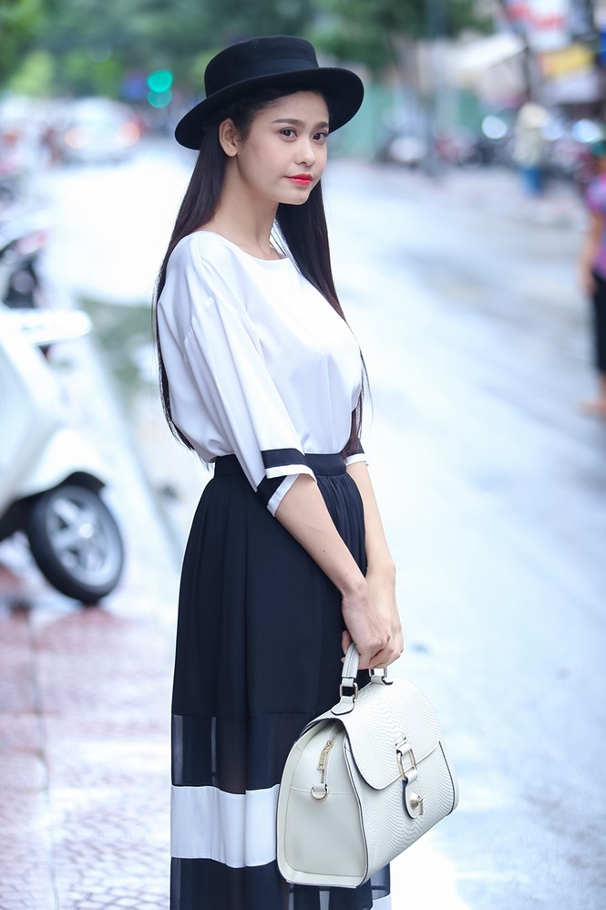 Trương Quỳnh Anh hóa quý cô sành điệu trên phố - ảnh 8