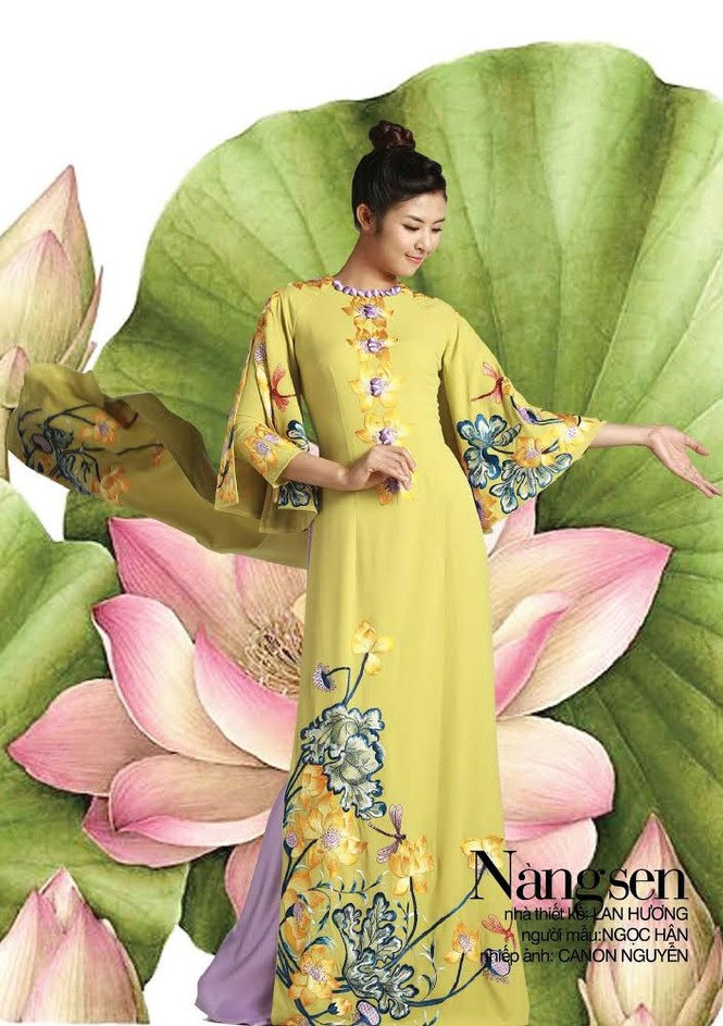 Hoa hậu Ngọc Hân ra mắt bộ sưu tập áo dài nhân ngày 20/10 - ảnh 4